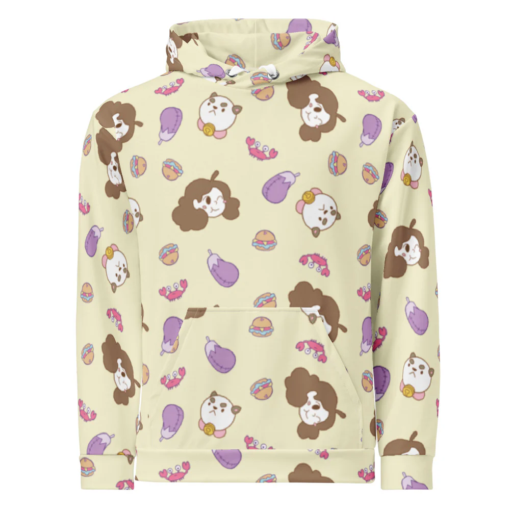 Bee & Puppycat All Over Print Hoodie - Image 4