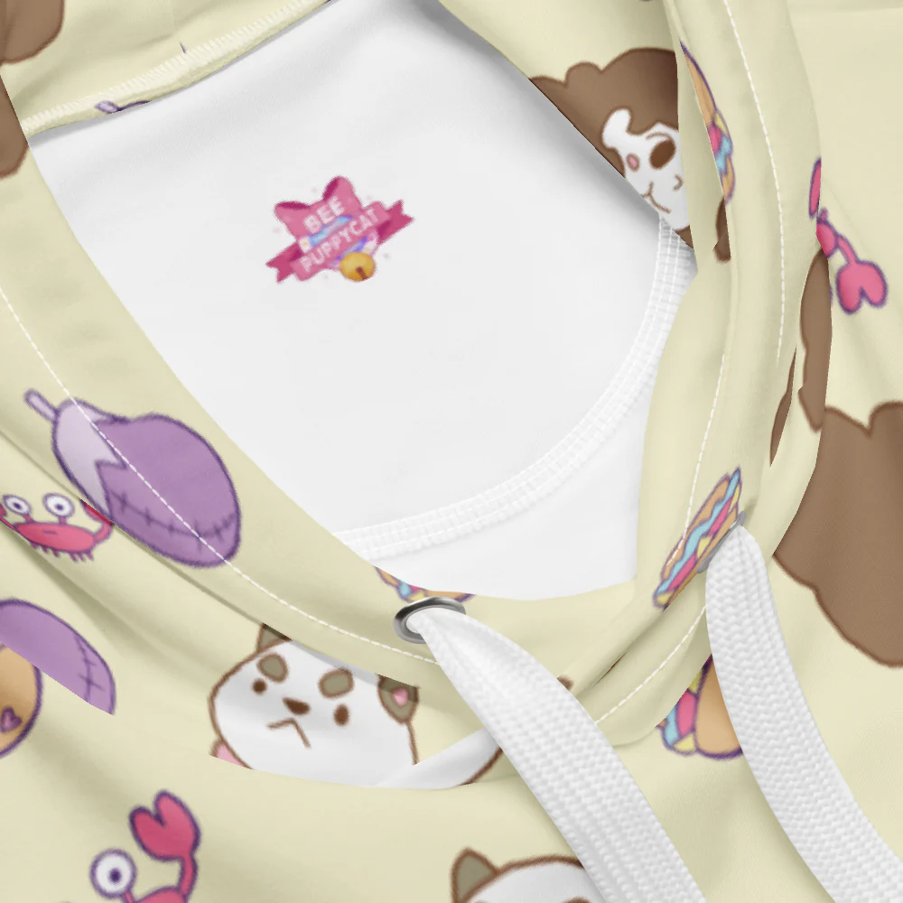 Bee & Puppycat All Over Print Hoodie - Image 5