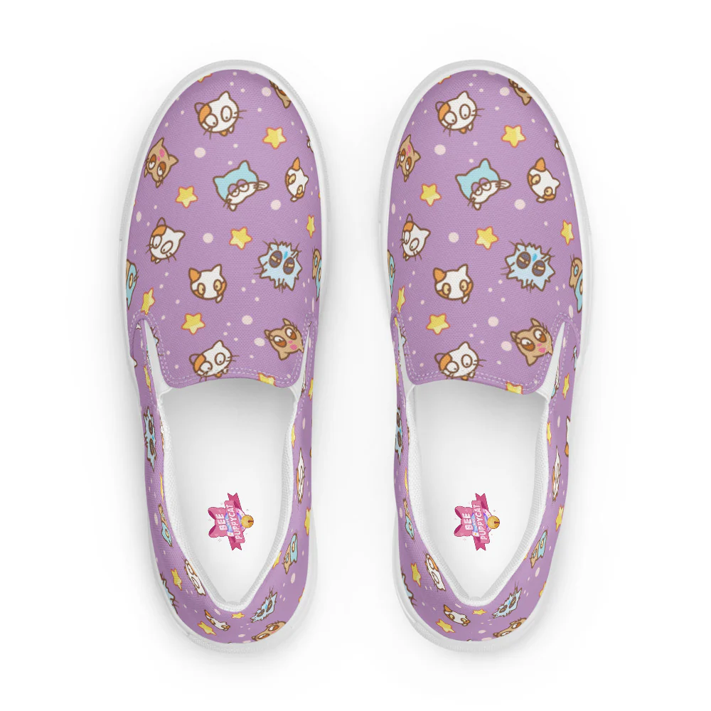 Women's Puppycat Purple Slip-on sneakers - Image 3