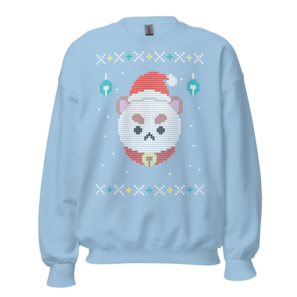 Puppycat Ugly Christmas Sweatshirt - Image 4