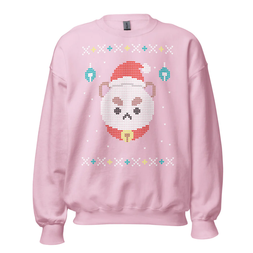 Puppycat Ugly Christmas Sweatshirt - Image 5