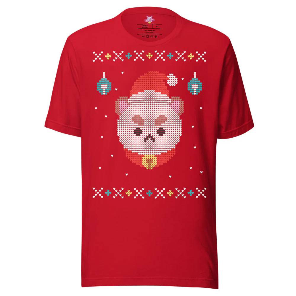Puppycat Ugly Christmas Tee - Image 2