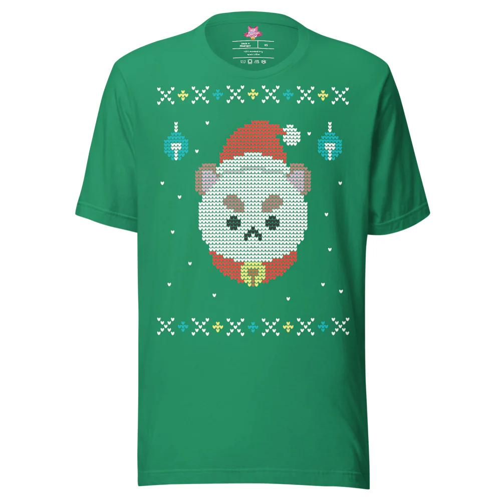 Puppycat Ugly Christmas Tee - Image 3