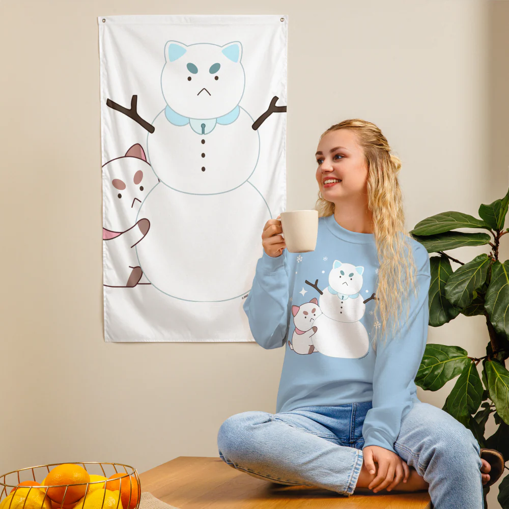 Snowman Puppycat Sweatshirt
