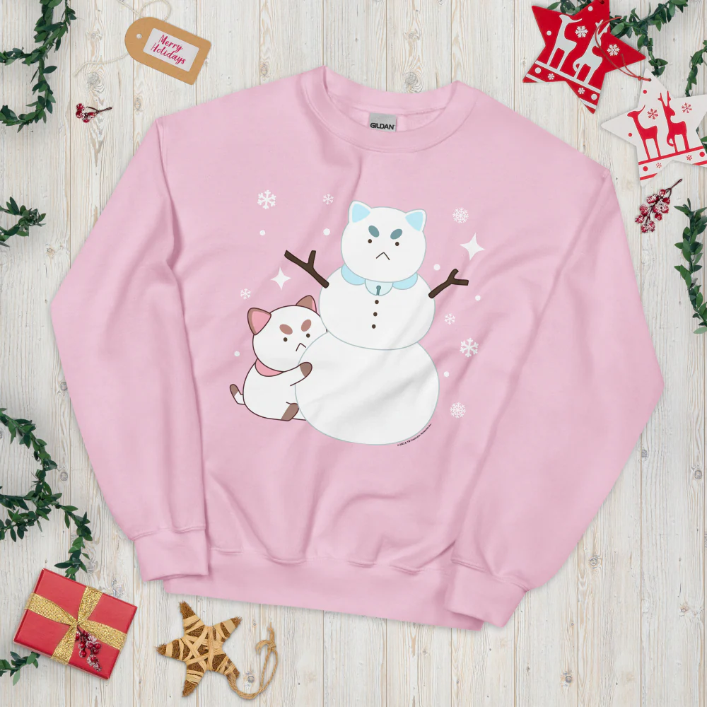 Snowman Puppycat Sweatshirt - Image 2