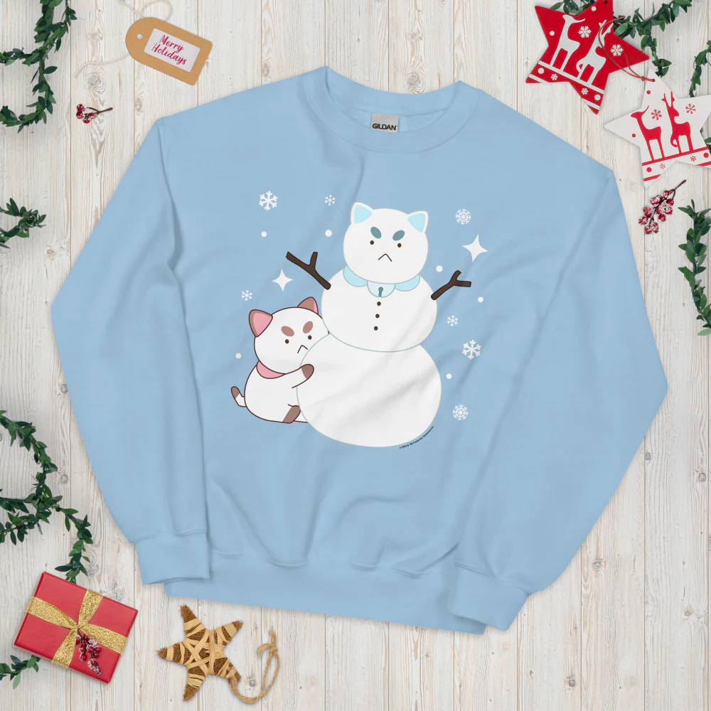 Snowman Puppycat Sweatshirt - Image 3