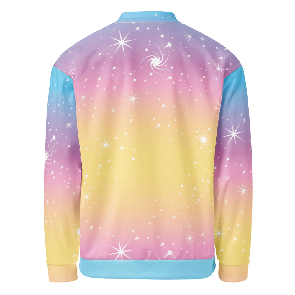 Unisex Puppycat Pastel Neon Bomber - Image 4