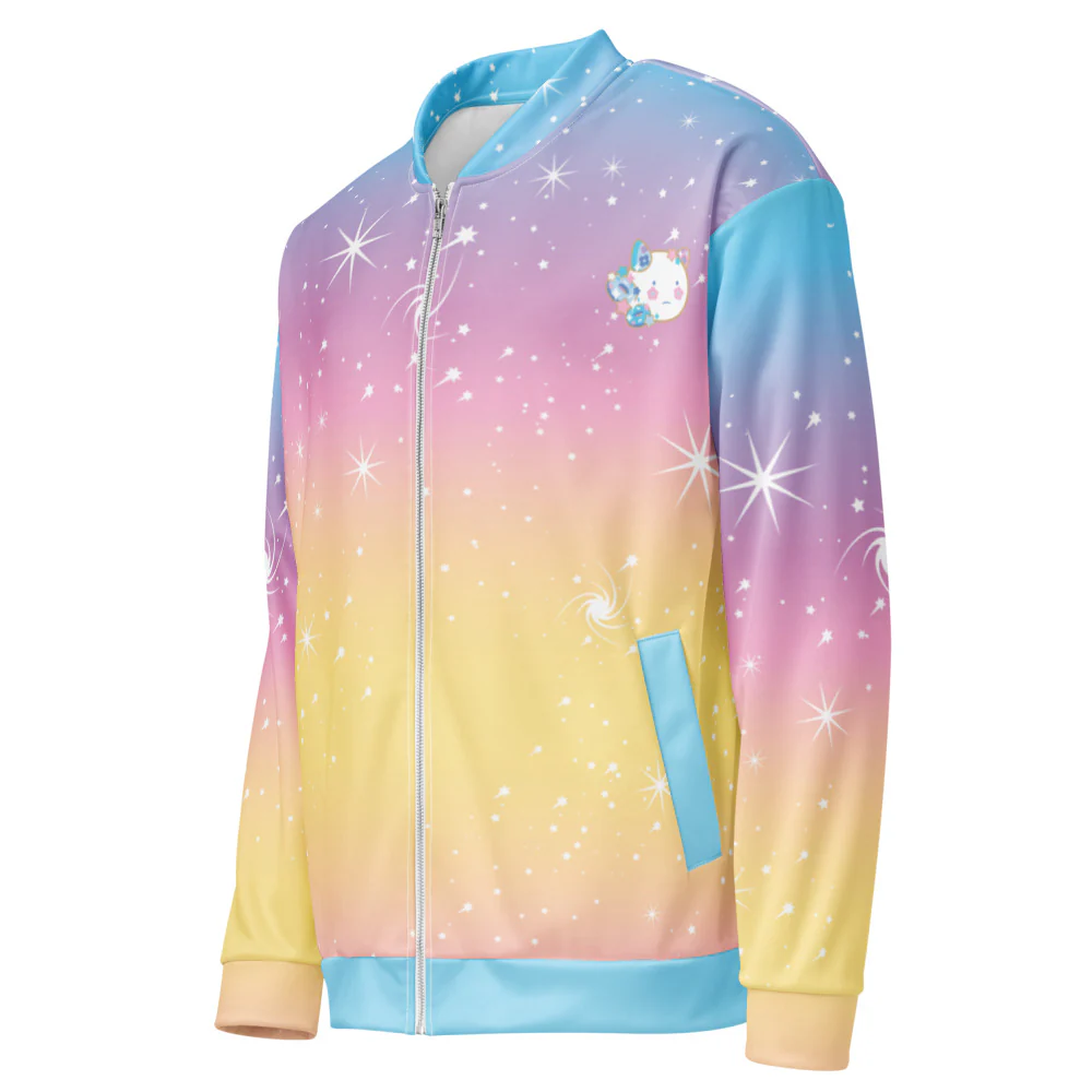 Unisex Puppycat Pastel Neon Bomber - Image 6